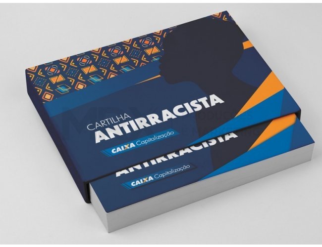 Livro + Luva em papel cart�o + carta A5