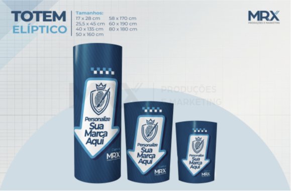 Totem El�ptico Personalizado